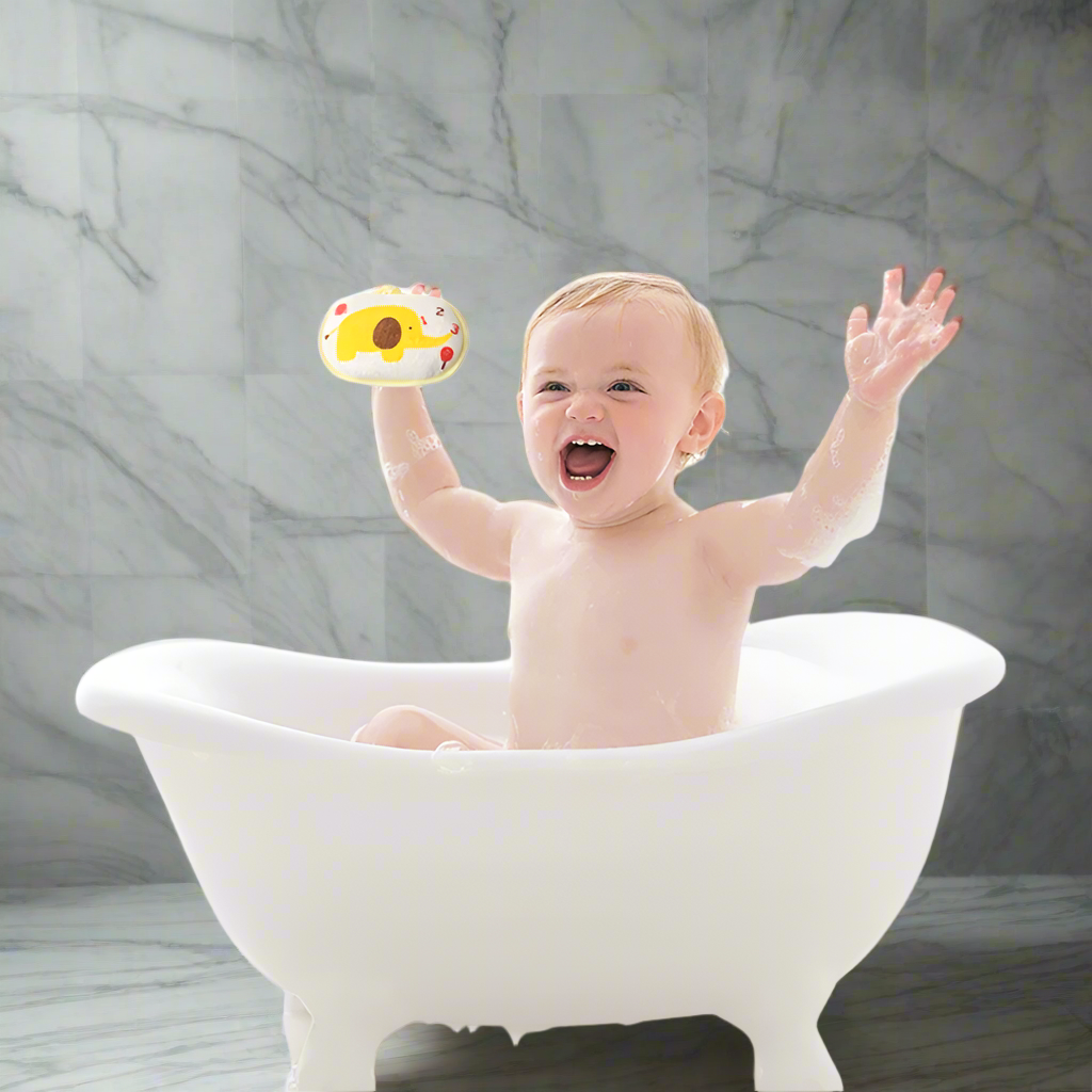 Eponge de Bain - BabyBathSponge™ - Jaune