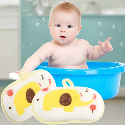 Eponge de Bain - BabyBathSponge™ - Jaune