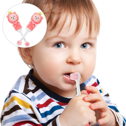 Brosse à Dents - CuteBabyToothbrush™ - Rose