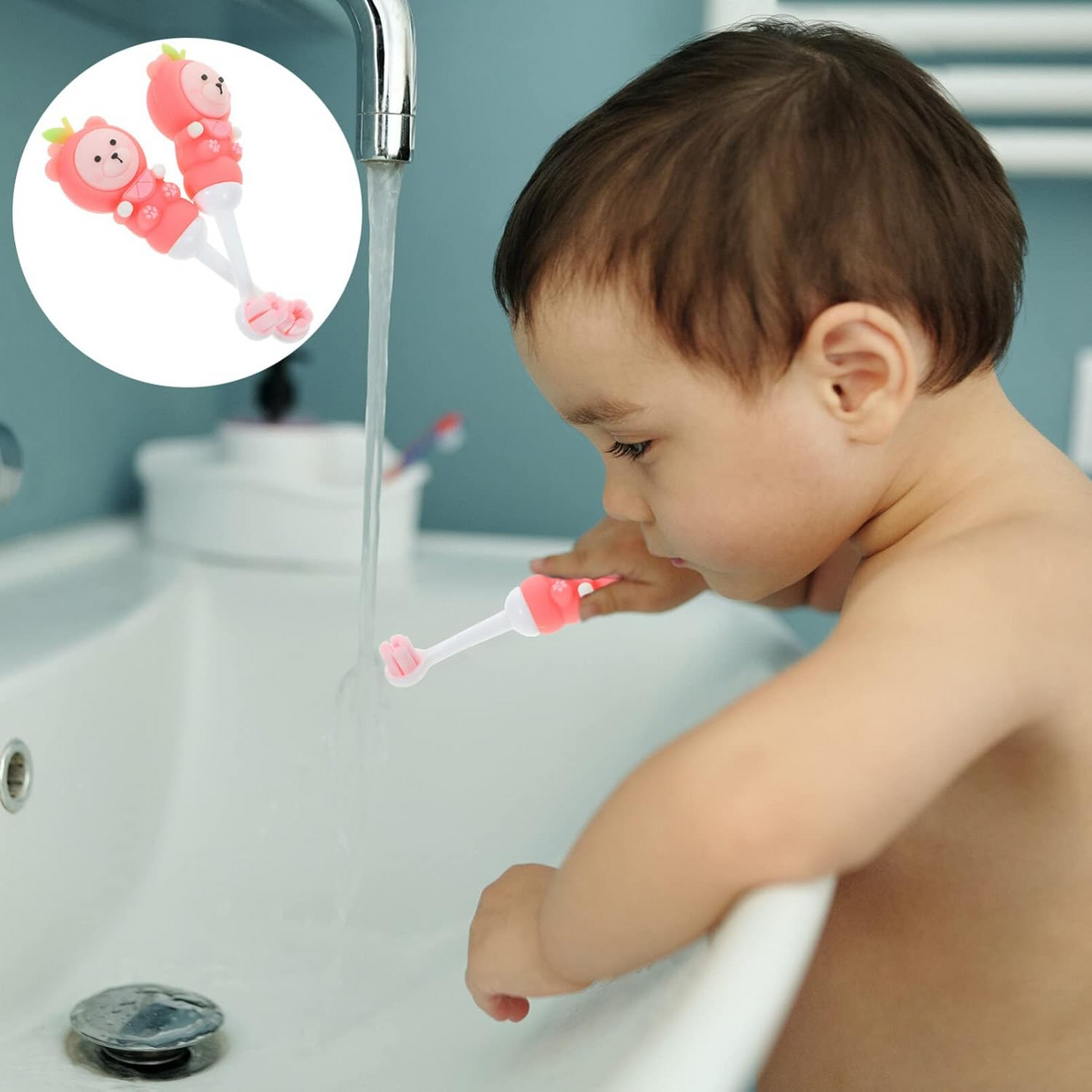 Brosse à Dents - CuteBabyToothbrush™ - Rose